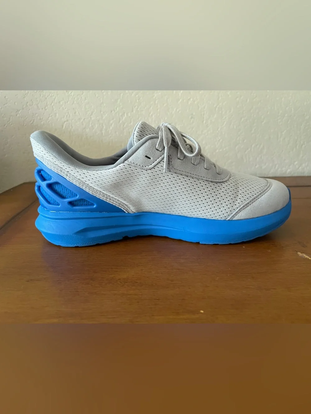 KIZIK Kids Athens 2 Hands-Free Grey & Blue Mesh Size 5 Youth